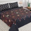 Vibrant Blossom cotton bedsheet