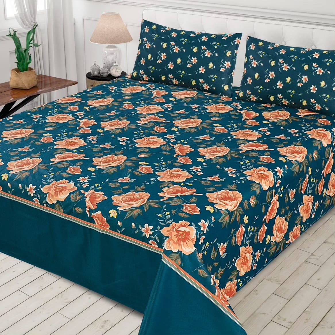 Tranquil Dreams cotton bedsheet