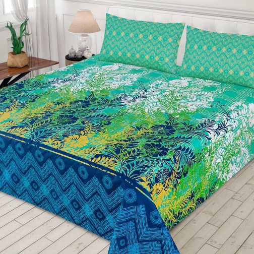 Coastal Harmony cotton bedsheet