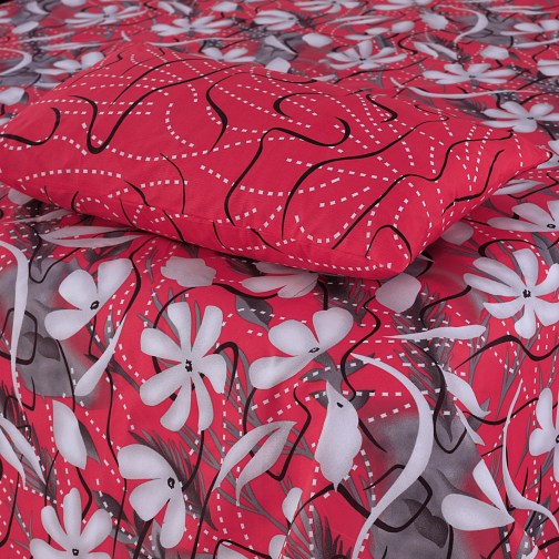 Scarlet Petal cotton bedsheet