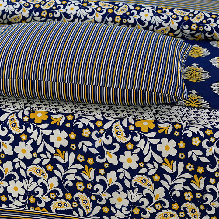 Zesty Flowerer Cotton Bedsheet