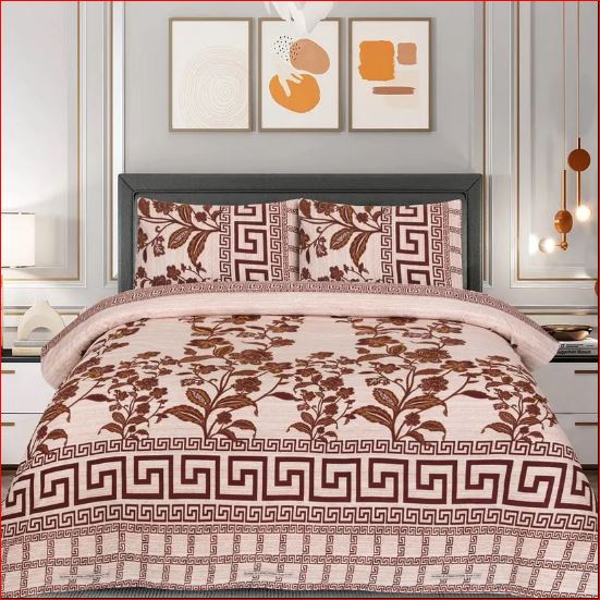 Elegant Petal cotton stain bedsheet