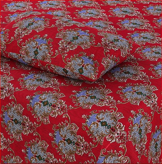 Scarlet Floral cotton stain bedsheet