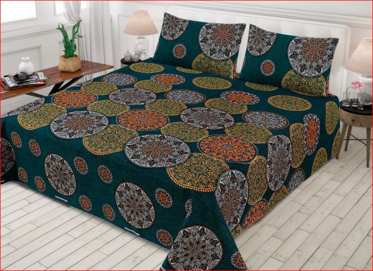 Citrus Grove cotton stain bedsheet