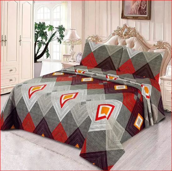 Sunset Serenity cotton stain bedsheet