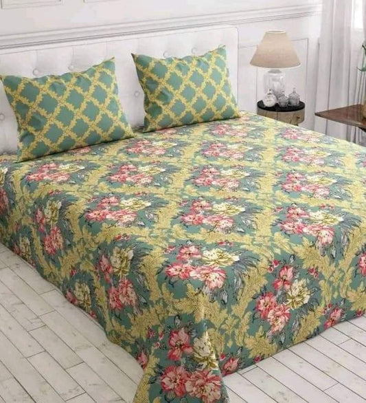 Petal  Elegance Cotton Bedsheet